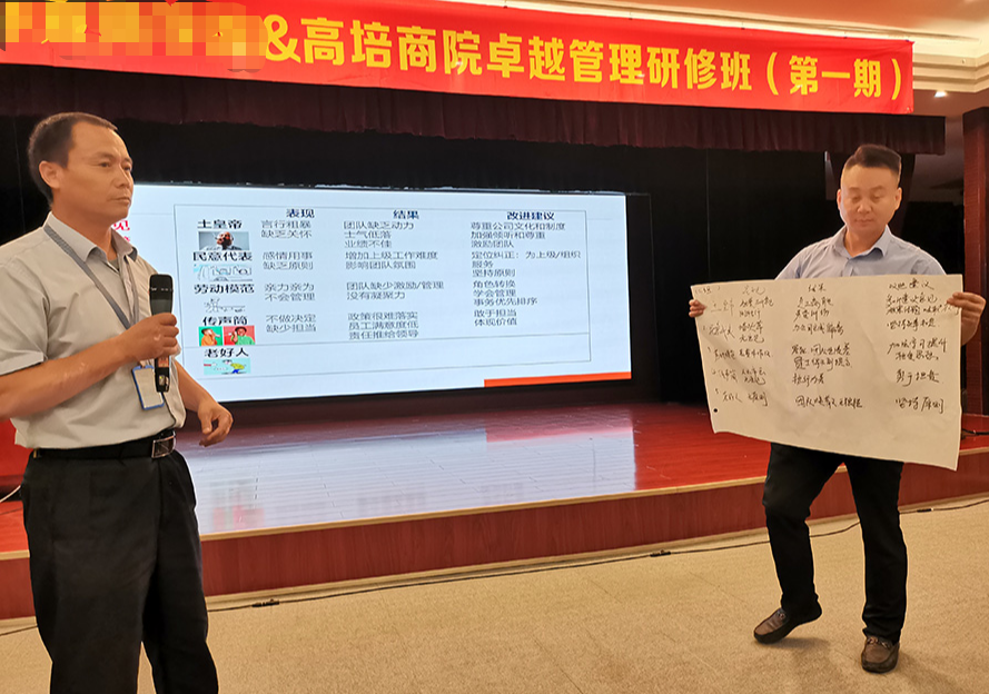 山東某保安集團&高培商院卓越管理研修班（第一期）第二次課程